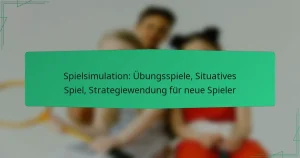 Spielsimulation: Übungsspiele, Situatives Spiel, Strategiewendung für neue Spieler